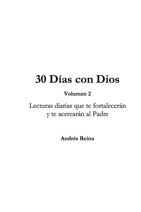 30 Días con Dios (Volumen 2)