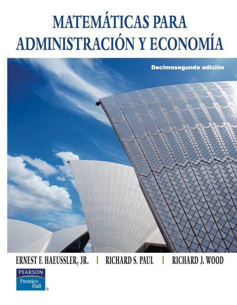 Matemáticas para administración y economía