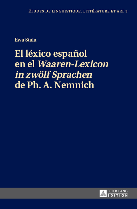El léxico español en el «Waaren-Lexicon in zwoelf Sprachen» de Ph. A. Nemnich