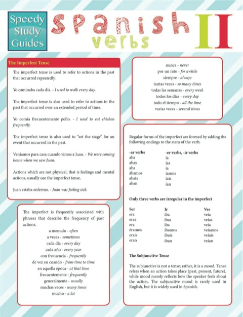 Spanish Verbs Il (Speedy Study Guides)