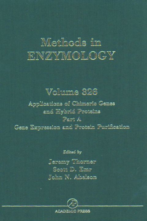 Applications of Chimeric Genes and Hybrid Proteins, Part A: Gene Expression and Protein Purification: Gene Expression and Protein Purification