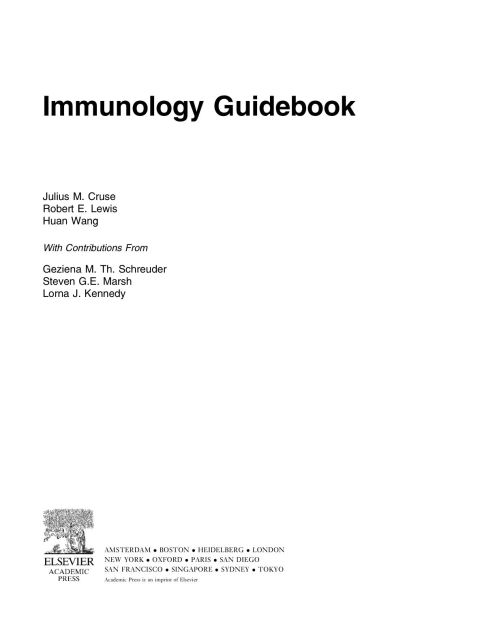 Immunology Guidebook