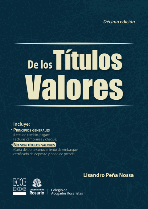 De los títulos Valores