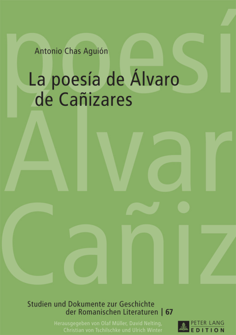La poesía de Álvaro de Cañizares